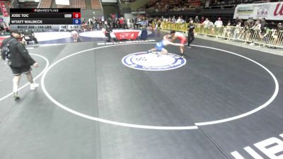 165 lbs Cons. Rd Of 16 - Jose Toc, Centennial High School Wrestling vs Wyatt Walbeck