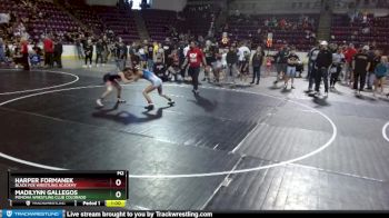 80-85 lbs Round 4 - Harper Formanek, Black Fox Wrestling Academy vs Madilynn Gallegos, Pomona Wrestling Club Colorado