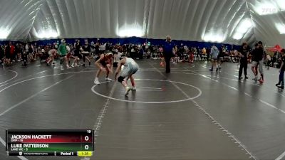 96 lbs Round 7 (8 Team) - Luke Patterson, Lake WC vs Jackson Hackett, OMP