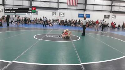 55 lbs Round 1 (6 Team) - Ryker Polk, GREAT BRIDGE WRESTLING CLUB vs Samson Drane, GREAT NECK WRESTLING CLUB GOLD