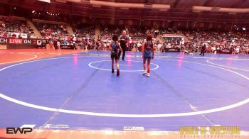45 lbs Consi Of 4 - Addison Caprio, SlyFox Wrestling Academy vs Emily Palomino, Izzy Style NM Beast