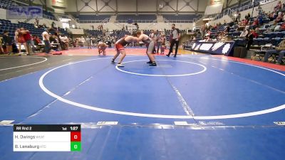 Rr Rnd 2 - Hudson Owings, Weatherford Youth Wrestling vs Bryer Lenaburg, Hinton Takedown Club