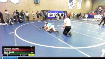 120 lbs Champ. Round 1 - Jackson Golding, Bakersfield vs Dean Giang, Evergreen