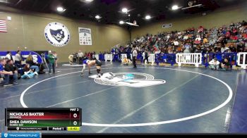 120 lbs Cons. Round 2 - Nicholas Baxter, Granada vs Shea Dawson, Morro Bay