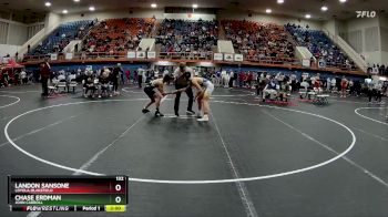 132 lbs Champ. Round 2 - Landon Sansone, Loyola-Blakefield vs Chase Erdman, John Carroll