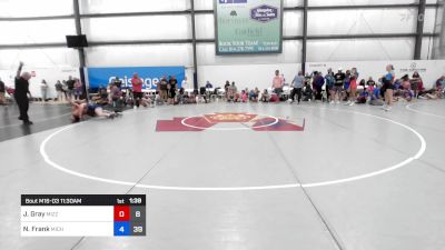 56 kg Rr Rnd 3 - Jauzlyean Gray, Team Missouri vs Nathan Frank, Michigan Rev Girls Blue