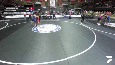 113 lbs 3rd Place Match - Lorenzo Reyes, San Pedro High School Wrestling vs Ethan Duenas, Friendly Hills Wrestling Club
