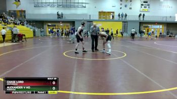 138 lbs Quarterfinal - Chase Lord, Southridge vs Alexander V Ho, Parkrose