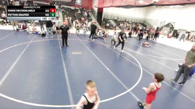 50-51 lbs Round 3 - Owen Heckenliable, West Valley City vs Peyton Draper, Roy Wrestling Club