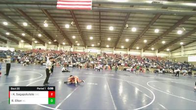 75 lbs Semifinal - Keli`i Sagapolutele, Champions Wrestling Club vs Rockwell Elton, Payson Pride