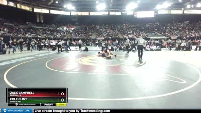 5A 126 lbs Cons. Round 2 - Cole Clint, Timberline vs Zack Campbell, Post Falls