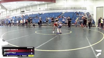 63 lbs Semifinal - Dozier Young Iv, PA vs Beckett Pola, IN