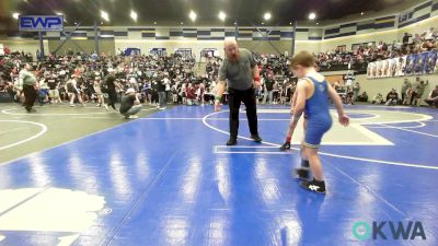 55 lbs Consi Of 8 #2 - Michael Mairel, Perry Wrestling Academy vs Zeke Hall, Piedmont