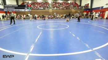 86 lbs Semifinal - Alexander Evans, Jenks vs Sam Sudduth, HARDING ACADEMY