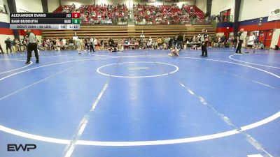 86 lbs Semifinal - Alexander Evans, Jenks vs Sam Sudduth, HARDING ACADEMY