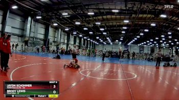 92 lbs Rd# 5- 3:45pm Friday Final Pool - Brody Lewis, Team BAM vs Jaydn Schommer, Nebraska Elite
