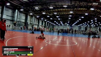 92 lbs Rd# 5- 3:45pm Friday Final Pool - Brody Lewis, Team BAM vs Jaydn Schommer, Nebraska Elite