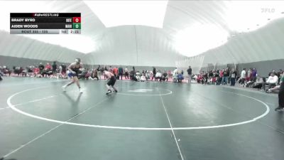 125 lbs Cons. Round 3 - Aiden Woods, Marian University (IN) vs Brady Byrd, Indiana Tech