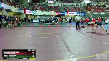 AA - 152 lbs Cons. Round 2 - Luke Widman, Missoula Sentinel vs Korbin Baldwin, Flathead (Kalispell)