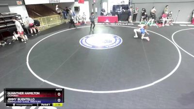 175 lbs Cons. Round 3 - Gunnther Hamilton, California vs Jimmy Buentello, Norwalk High School Wrestling