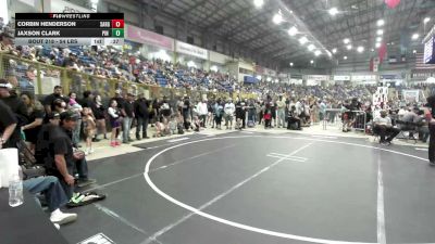 54 lbs Round Of 16 - Corbin Henderson, Sargent Farmers vs Jaxson Clark, Pin Tech Academy