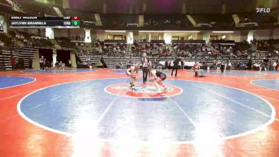 108-119 lbs Consolation - Emily Wilson, Lumpkin County High School Wrestling vs Jaylynn Brambila, Tomahawk Wrestling Club