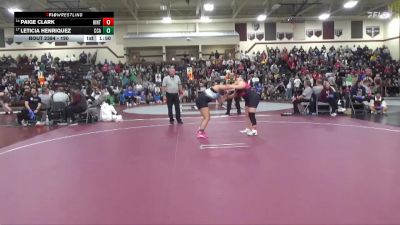 190 lbs 15th Place Match - Leticia Henriquez, Clear Creek-Amana vs Paige Clark, Hinton-SBL