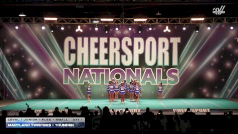 Maryland Twisters - Thunder [2026 L1 Junior - Flex - Small Day 1] 2026 CHEERSPORT National All Star Cheerleading Championship