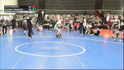 161 lbs Rr Rnd 6 - Kelle Domanick, Gentile Trained - MSE vs Zachary Farabaugh, ICWL Bruisers Club - MSE