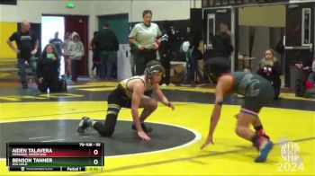 95 lbs Cons. Semi - Aiden Talavera, Immanuel Wrestling vs Benson Tanner, USA Gold