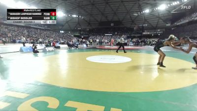 Boys 1A 150 lbs Champ. Round 2 - Manaseh Lanphear Ramirez, East Jefferson vs Bishop Bessler, Klahowya