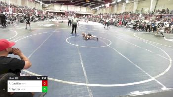 65 lbs Semifinal - Aissa Castillo, Takedown Elite vs Cael Spitzer, Mcwc