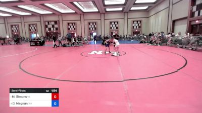 63 lbs Semifinal - Mason Simons, Va vs Daniel Magnani, Ny