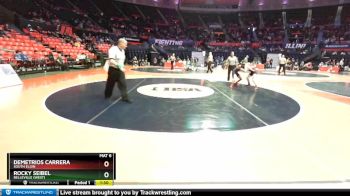 3A 106 lbs Champ. Round 1 - Rocky Seibel, Belleville (West) vs Demetrios Carrera, South Elgin