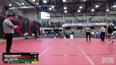 285 lbs Cons. Round 3 - Paul Mcclure, Boyle County vs Willie Rodriguez, Covington Catholic