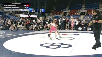 120 lbs Cons. Rd Of 32 - Waylon Burress, Missouri vs Vince Von Bernewitz, Virginia