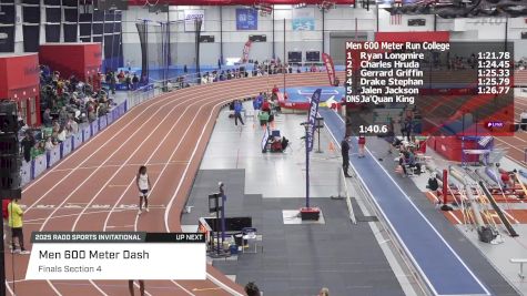 Men's 600m, Finals 4