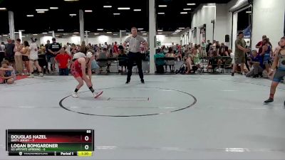 88 lbs Round 3 (4 Team) - Douglas Hazel, Dirty Jersey vs Logan Bomgardner, U2 Upstate Uprising