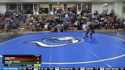 162 lbs Quarterfinal - Jake Huff, St James vs Tra`mel Mccoy, Tallassee