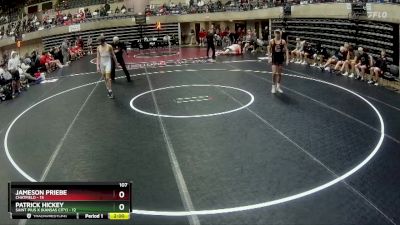 107 lbs Round 2 (4 Team) - Patrick Hickey, Saint Pius X (Kansas City) vs Jameson Priebe, Chatfield