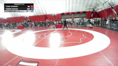 115 lbs 1st Place Match - Cora Stewart, Askren Wrestling Academy vs Ember Zupanc, Valley Elite Wrestling Club