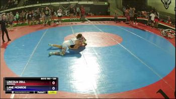 126 lbs Champ. Round 1 - Lincoln Zell, Montana vs Lane Monroe, Utah