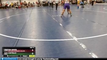 Silver 285 lbs Cons. Round 3 - Sam Costello, Loras vs Triston White, North Iowa Area Community College