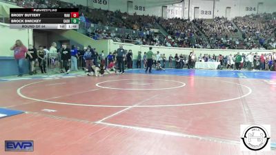 110 lbs Round Of 64 - Brody Buttery, Vian vs Brock Swickey, Cashion