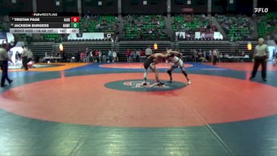 1A-4A 157 Cons. Semi - Jackson Burgess, North Sand Mountain vs Tristan Page, Alexandria HS