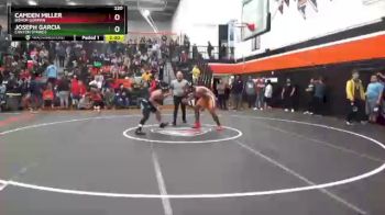 220 lbs Semifinal - Camden Miller, Bishop Gorman vs Joseph Garcia, Canyon Springs