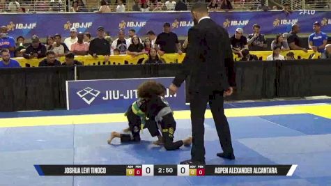 Aspen Alexander Alcantara vs Joshua Levi Tinoco 2026 Pan Kids Jiu-Jitsu IBJJF Championship