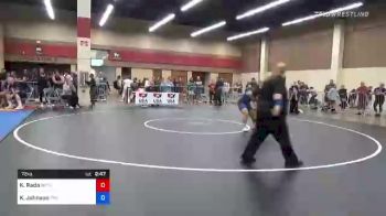 72 kg Round Of 16 - Kayley Rada, Michigan vs Kaylah Johnson, Finesse Wrestling Club