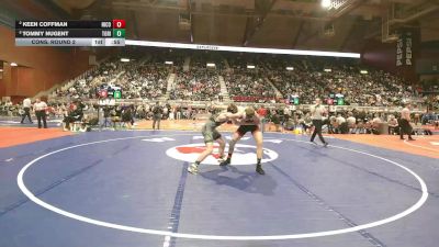 2A-165 lbs Cons. Round 2 - Keen Coffman, Niobrara County vs Tommy Nugent, Tongue River