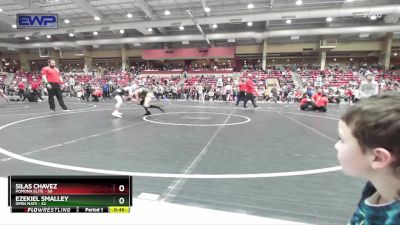 90 lbs Champ. Round 2 - Ezekiel Smalley, Open Mats vs Silas Chavez, Pomona Elite